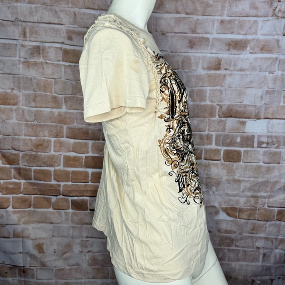 Affliction Women’s Graphic Short Sleeve T-Shirt -Size: Large -NWT - Picture 9 of 14